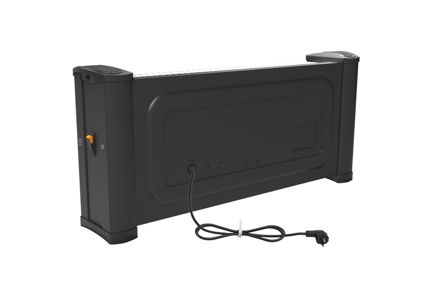 ICQN Heizstrahler Infrarot Standheizstrahler für Büro oder Haus, 135 Zentimeter Kabel, 900 W, Für Räume bis 9m², IP20, Elektroheizung, IQ.0900.APW Bild 5