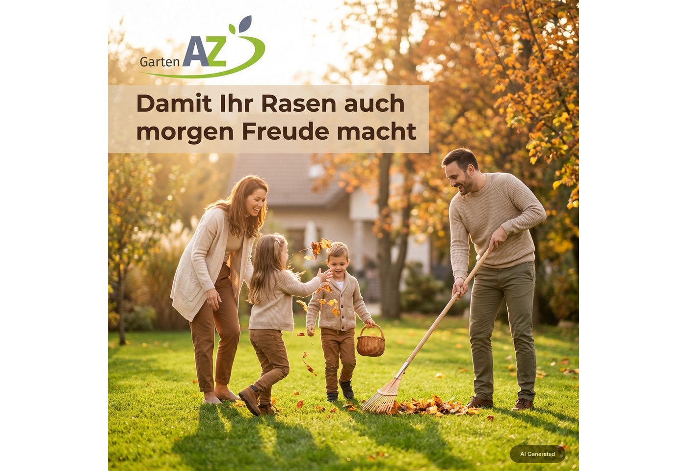GartenAZ Rasendünger GartenAZ Organischer Herbstrasendünger, Organisch, Organischer Herbstrasendünger für einen winterfesten Rasen Bild 3