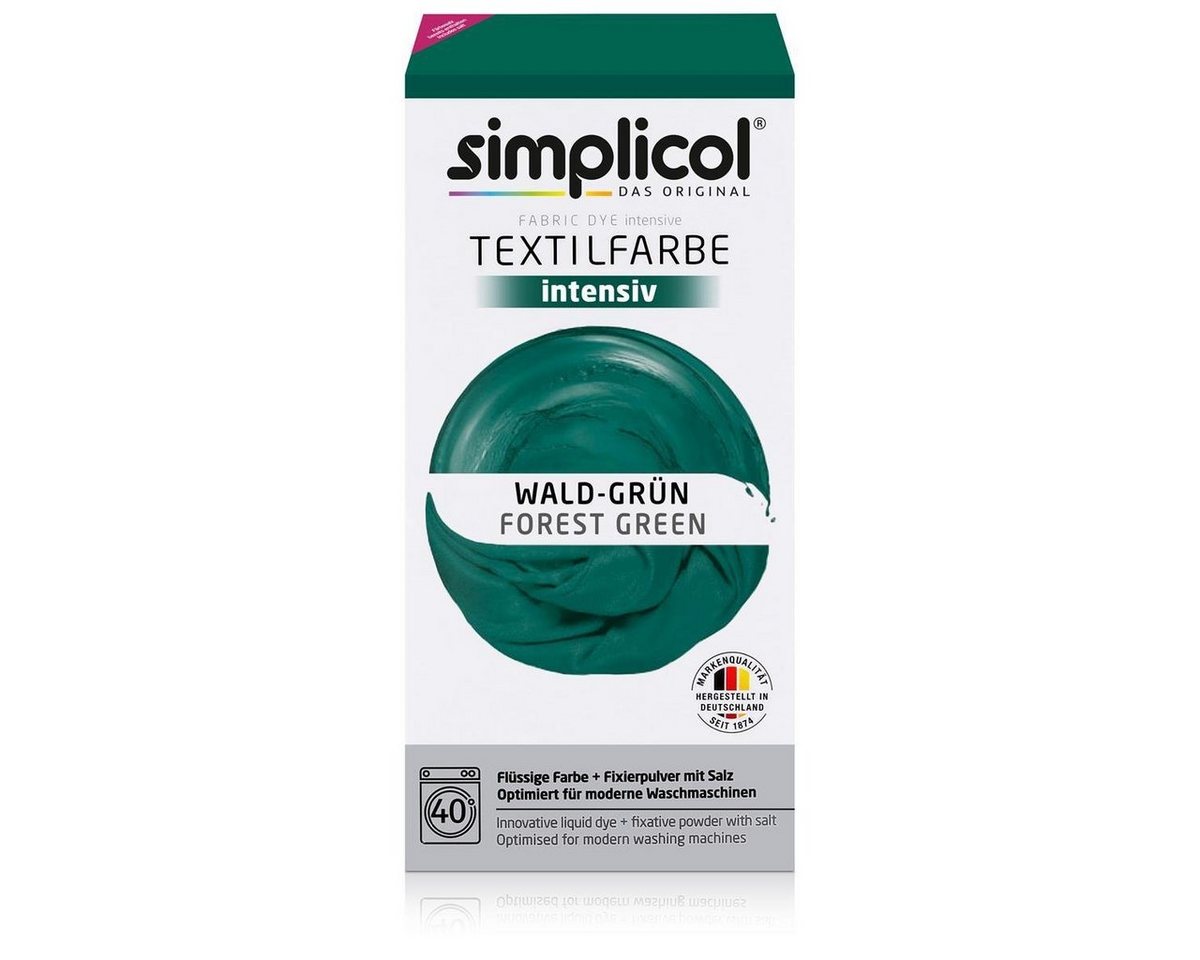 simplicol Textilfarbe Simplicol Textilfarbe intensiv Wald-Grün - Einfaches Färben (1er Pack) Bild 3