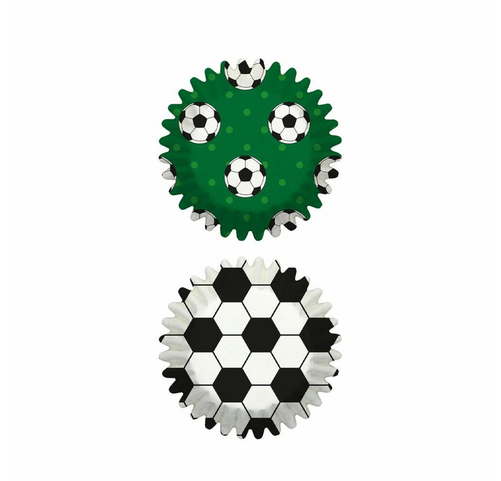 Birkmann Muffinform Mini-Papierbackförmchen Fussball Ø 4.5 cm
