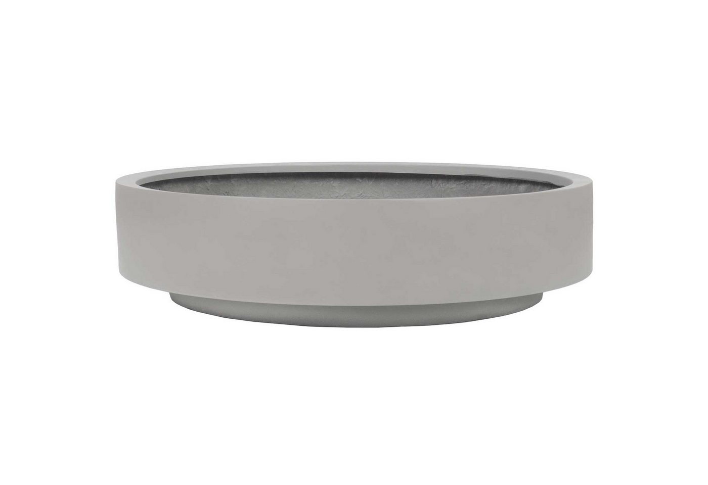 VIVANNO Pflanzschale Fiberglas ESCADA LOW Schale - Betongrau Beton-Design (1 St), 70x17 cm Bild 4