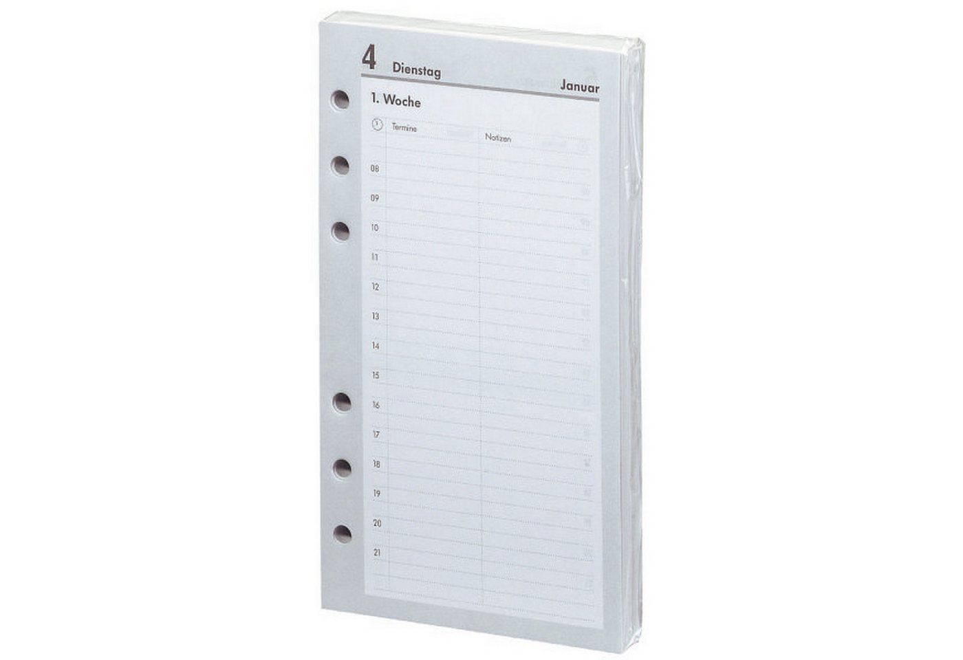 bsb-obpacher Terminkalender BSB Kalendarium 2027 Timer A6 16,8x9,5cm 1Tag/1Seite (02-0059)