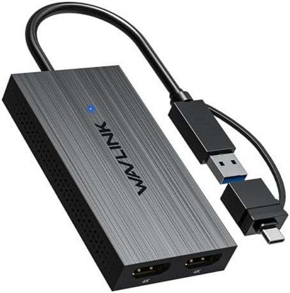 FELIXLEO Montagezubehör USB-C/3.1 auf Dual HDMI Adapter, DisplayLink 60Hz Hub (1 St) Bild 5