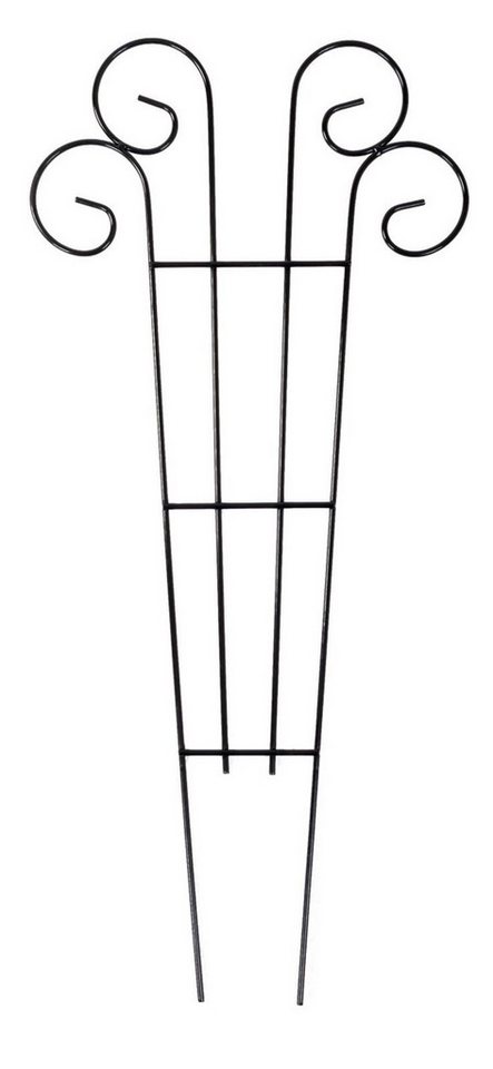 Grüner Jan Spalier Metall Blumenspalier 62x28cm Rankhilfe Pflanzenstütze Rankgitter