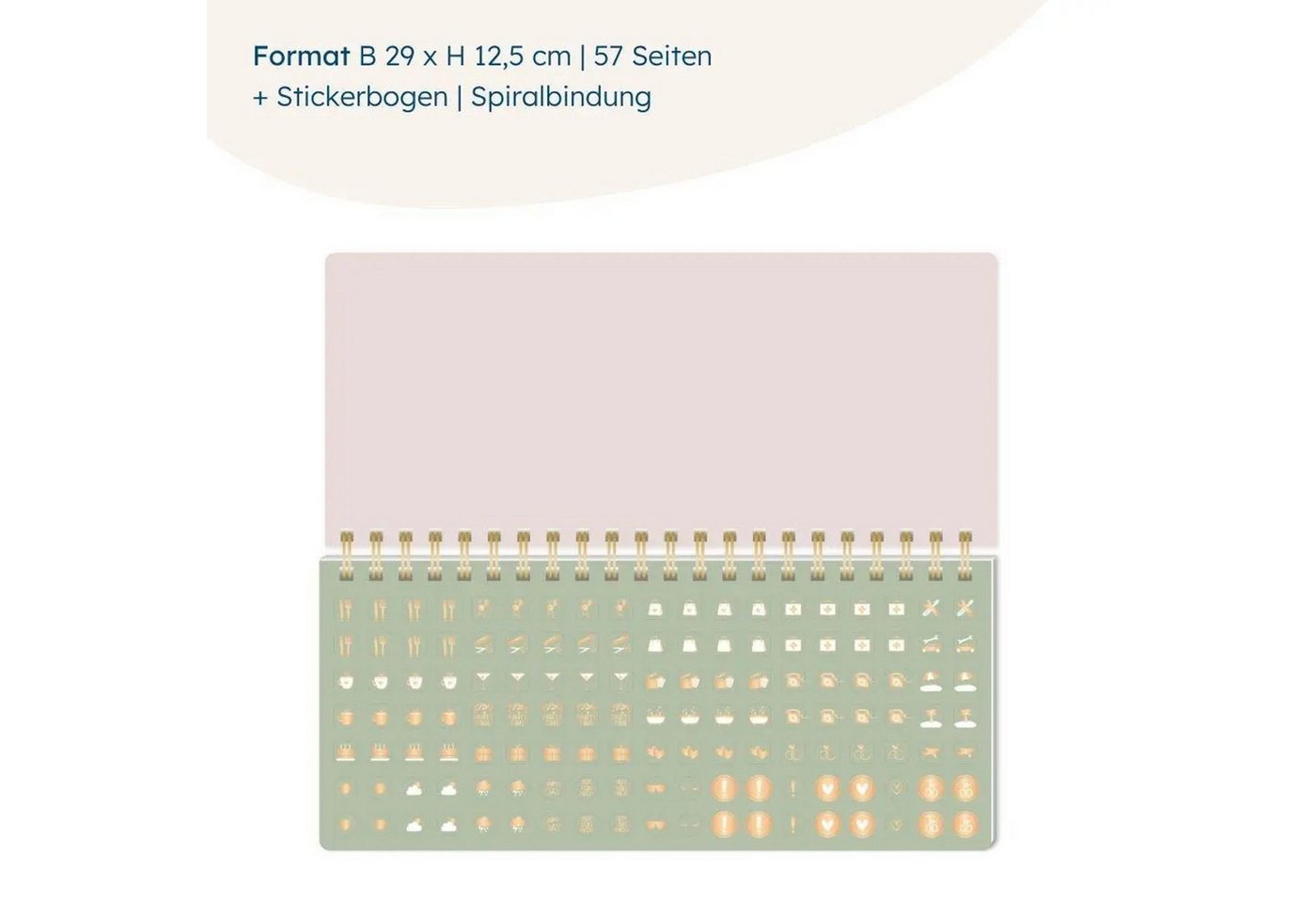 Grafik Werkstatt Tischkalender Wochenplaner 2027 Blumenmomente (mit Kalendarium)