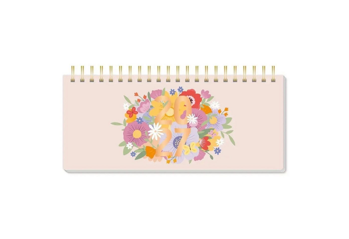 Grafik Werkstatt Tischkalender Wochenplaner 2027 Blumenmomente (mit Kalendarium) Bild 3