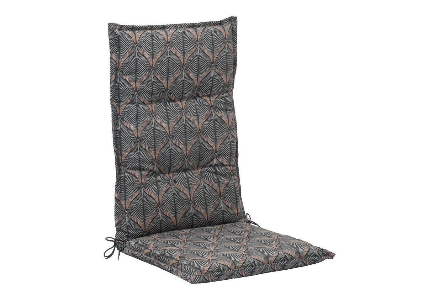 GO-DE Polsterauflage SANDY, B 50 x L 120 cm, Grau, Baumwolle, Polyester, (1 St), für Hochlehner-Stühle Bild 3