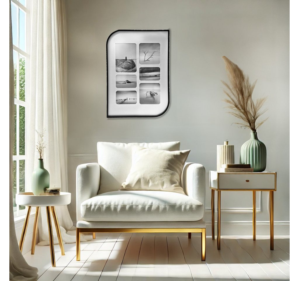 K&L Wall Art Bilderrahmen Collage Metall Bilderrahmen modern große Fotorahmen, Passe Partout Fotogallerie für die Wand