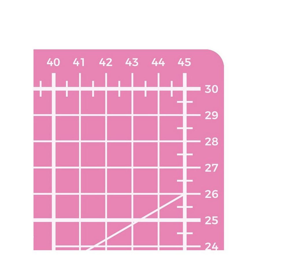 Semplix Schneideunterlage - Schneidematte pink-lila (18 x 12 inch) Bild 4