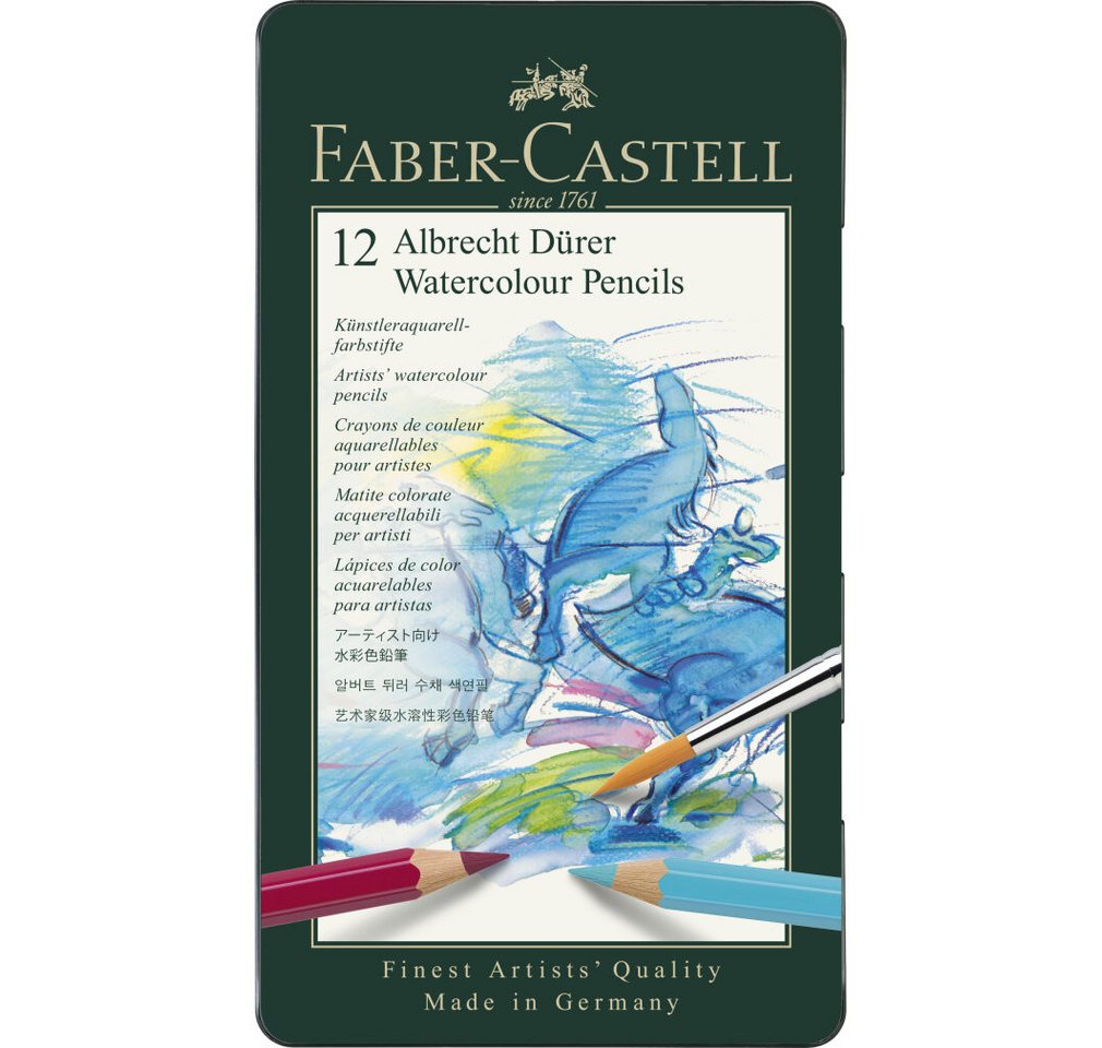 Faber-Castell Buntstift Künstler-Farbstifte-Etui Albrecht Dürer 8201 12Er Aquarellstift