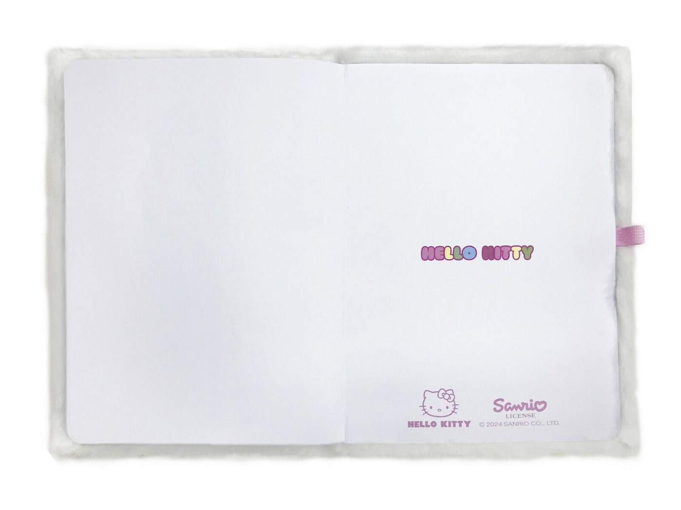 Hello Kitty Notizbuch - Plüsch Set mit radierbarem Gelstift Schreibset Bild 5