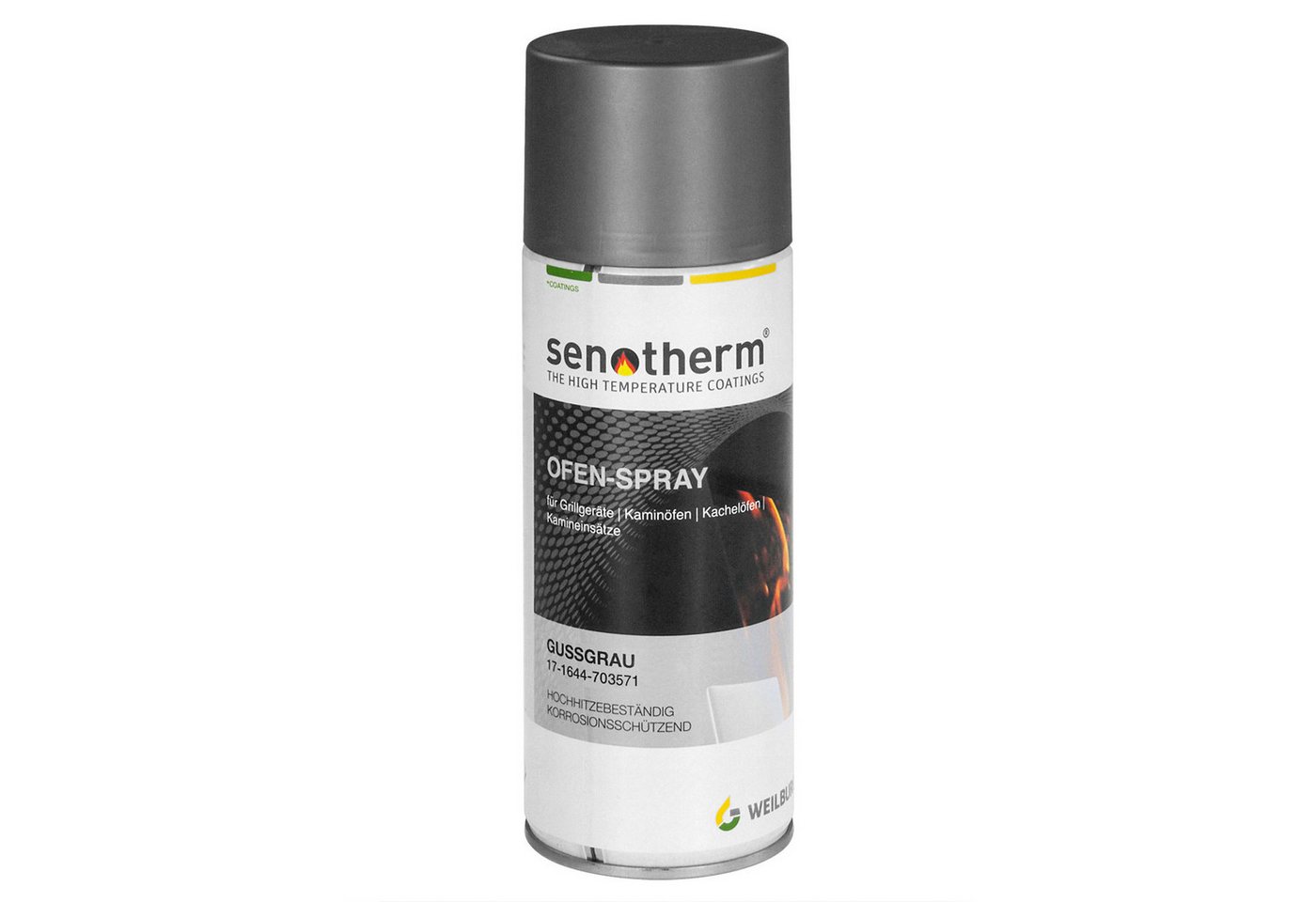 Raik Ofenrohr raik Ofen-Spay Spraydose 400 ml Senotherm Gussgrau Bild 4