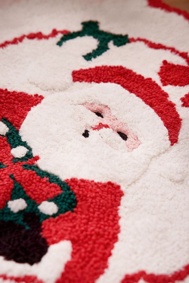 Next Badematte Badematte, Weihnachten/Santa, Höhe 80 mm, Baumwolle