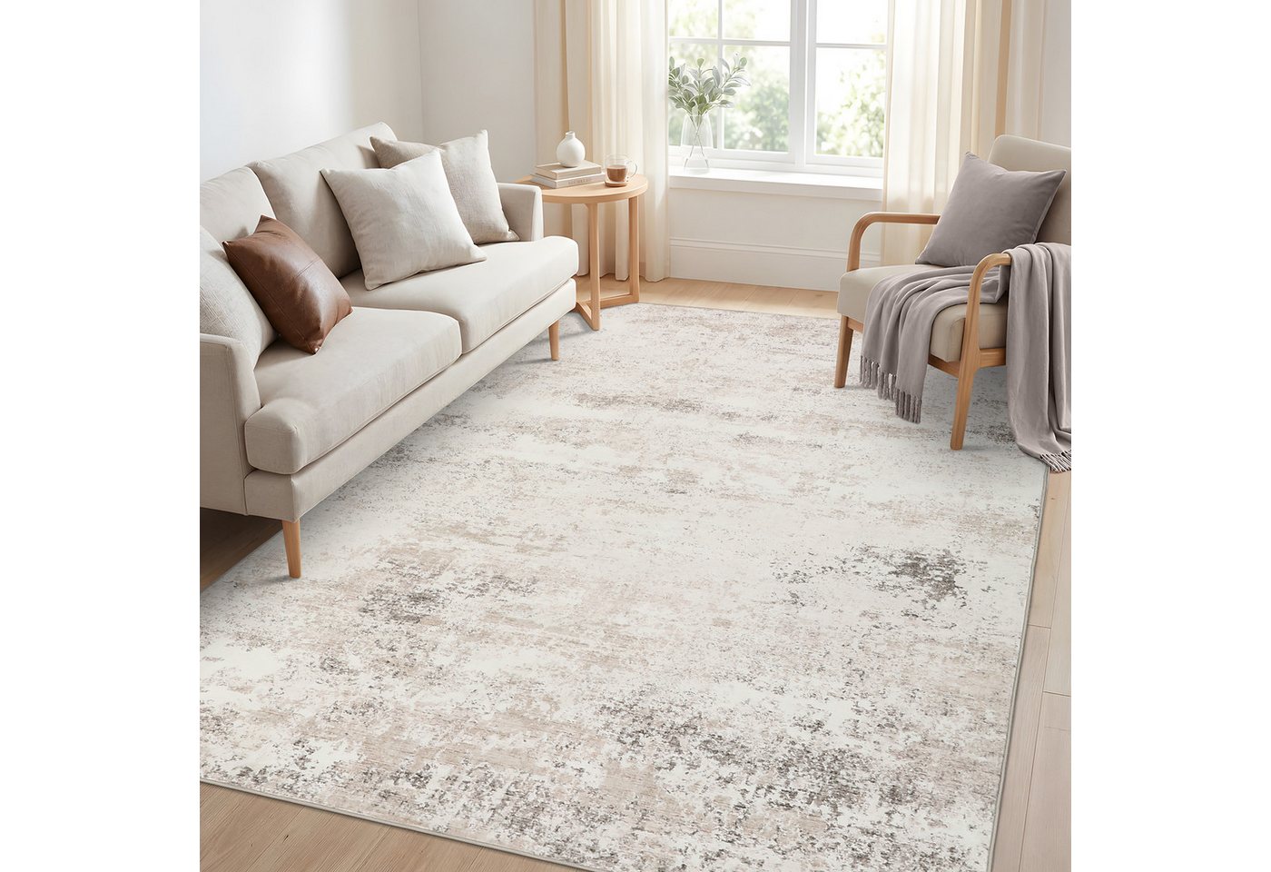GarveeMore Teppich Moderner Abstrakter Teppich mit Künstlerischem Design für Wohnzimmer, Höhe: 5 mm Bild 2