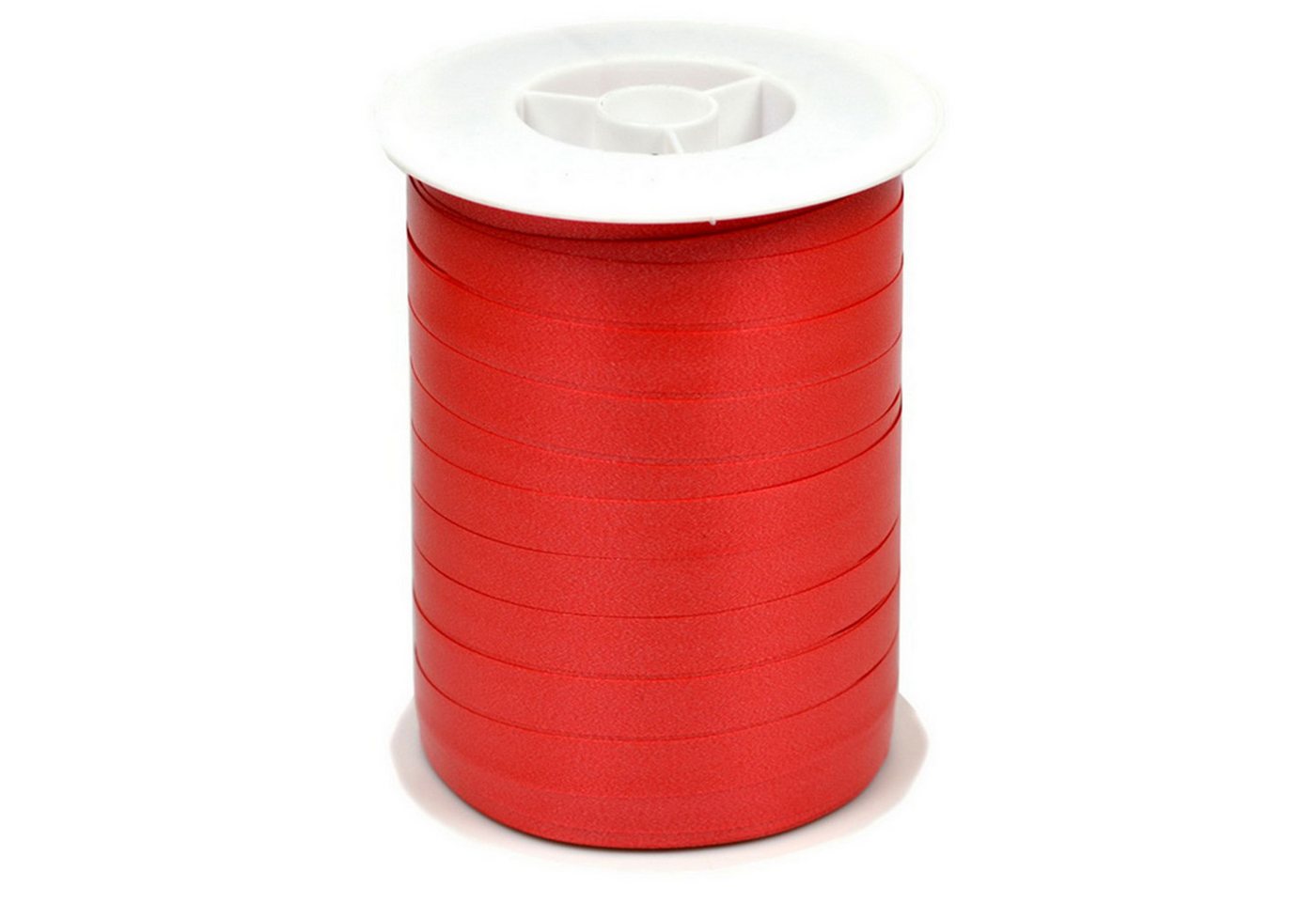 Star Geschenkband, Geschenkband Ringelband 10mm x 250m Rolle Rot