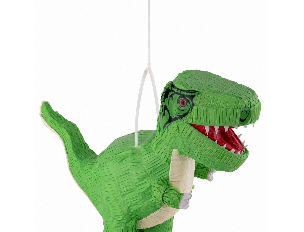 Funny Fashion Pinata Pinata 'Dinosaurier T-Rex' Grün, 31x13x44cm Bild 5