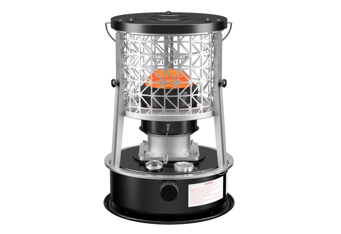 GLIESE Petroleumheizung Brennstoffbetriebener Raumheizkörper R95, Tragbar Campingkocher, 2600 W, Bioethanol - Campingofen mit 5L Tank, für Grillen outdoor, Notheizung Bild 3