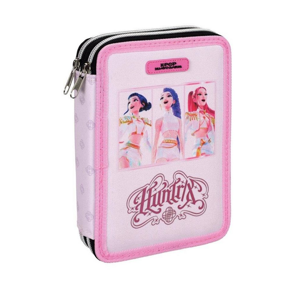 Giovas Federmäppchen K-pop Demon Hunters Pink gefülltes zweistöckiges Federmäppchen Bild 2