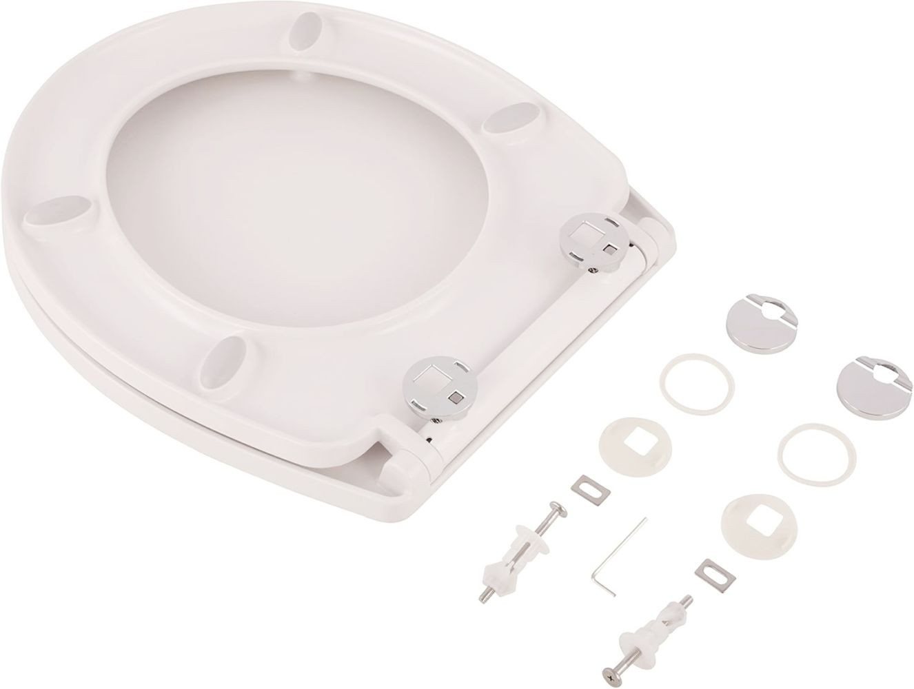 SANITOP WINGENROTH WC-Sitz 70ER, Toilettendeckel mit Absenkautomatik und Schnellverschluss Bild 5