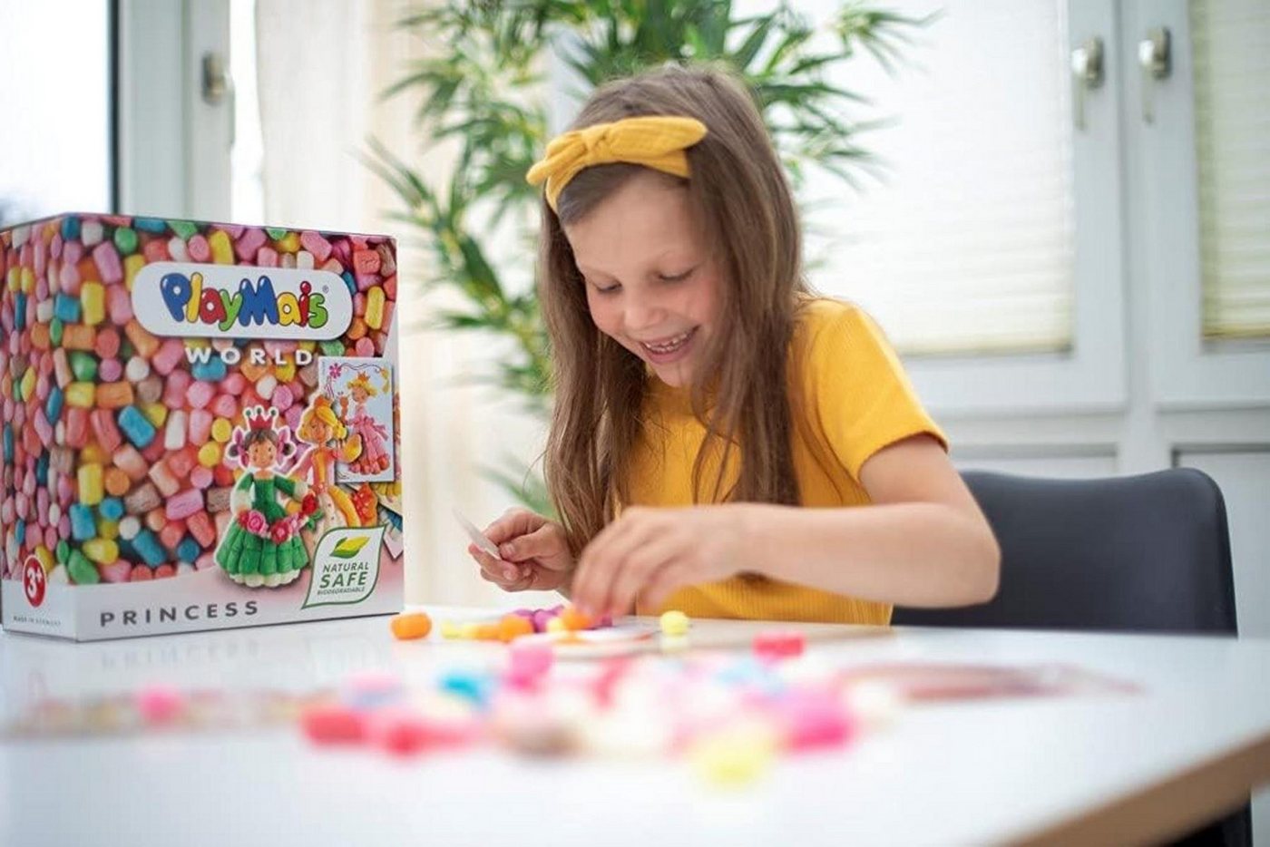 PlayMais Kreativset Playmais WORLD Princess Bastel-Set 900 Teile Vorlagen & Anleitungen 3+ Bild 3