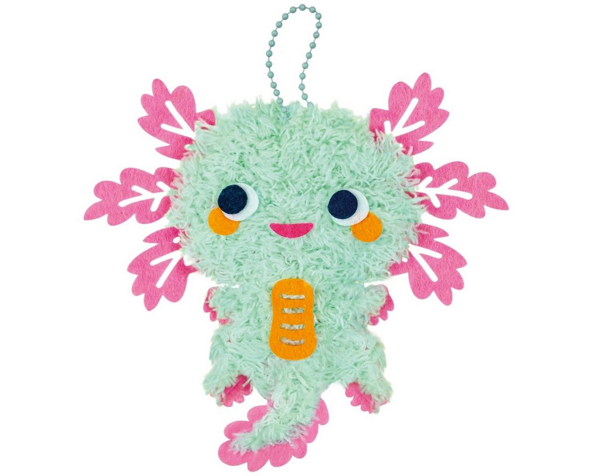 Avenir Kreativset Fädelset Axolotl Filz Anhänger DIY Bastelset ab 6 Jahre Bild 4