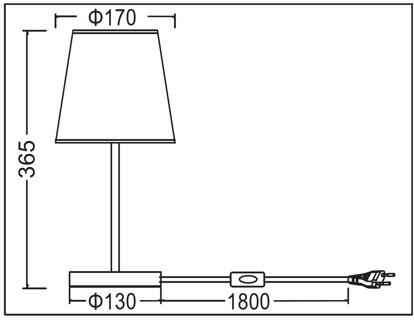 TRANGO LED Tischleuchte, 2er Pack 2017-07BL Nachttischlampe BLACKY Tischleuchte mit Stoffschirm in schwarz inkl. je 1x E14 LED Leuchtmittel 3000K warmweiß, Tischlampe, Nachttischleuchte für Schlafzimmer
