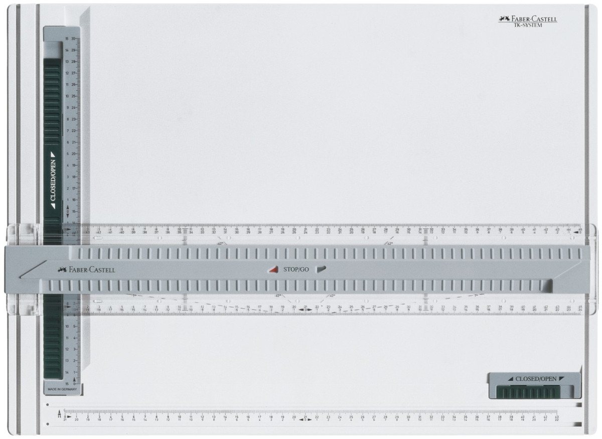 Faber-Castell Zeichenschablone Zeichenplatte TK-System A3