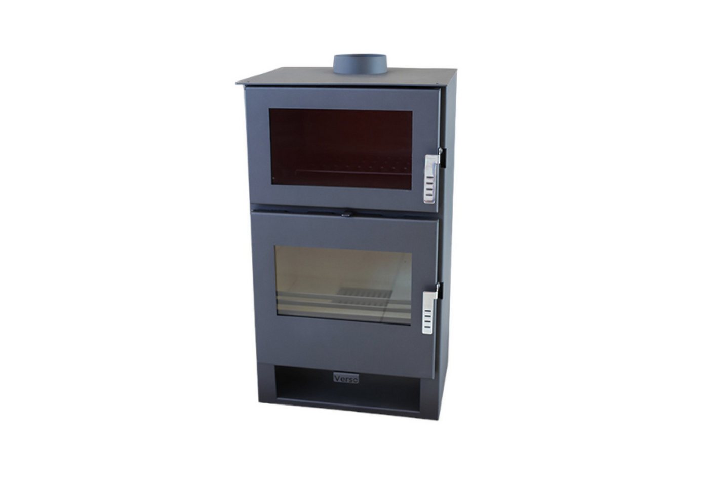 Verso Kaminofen VERSO F Kaminofen mit Backfach Thermometer Bauart1 EEK A+ 9kW BImSchV2, 9,00 kW Bild 3