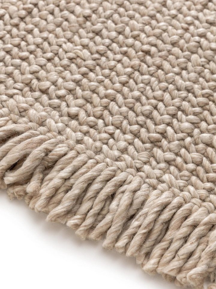 benuta Wollteppich Velma, rechteckig, Höhe: 11 mm, Kunstfaser, Berber, Ethno-Style, Wohnzimmer Bild 3