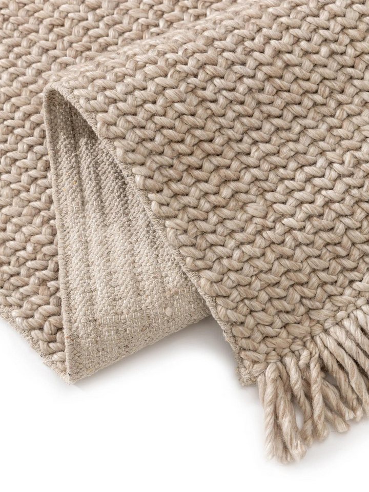 benuta Wollteppich Velma, rechteckig, Höhe: 11 mm, Kunstfaser, Berber, Ethno-Style, Wohnzimmer Bild 5