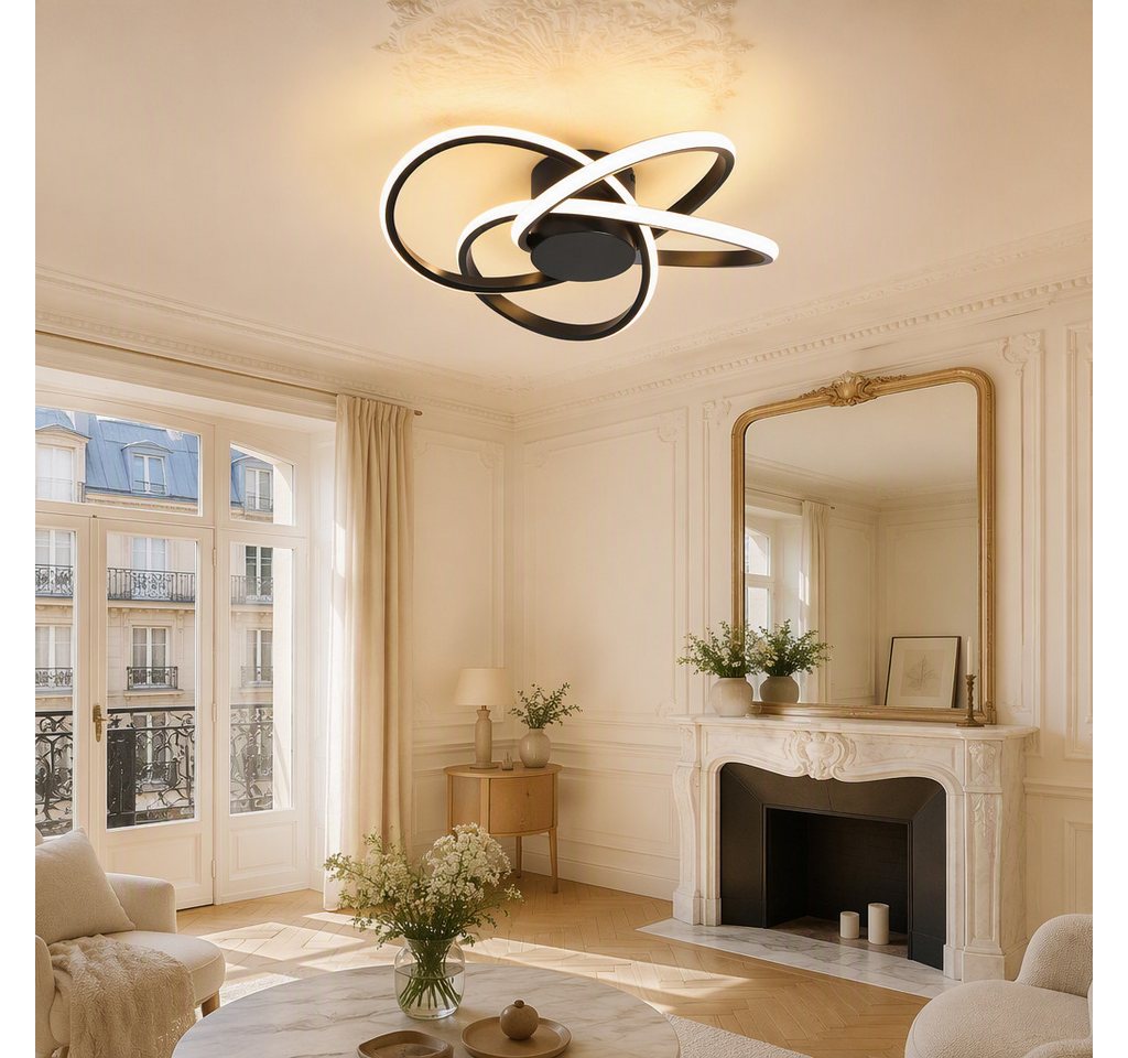 BlingBin LED Deckenleuchte Deckenlampe 37W Moderne 3000K Warmweiß Decken-Lampe, Warmweiß, LED fest integriert, Wohnzimmer Schlafzimmer Arbeitszimmer Esszimmer Dekoration Lampen Bild 3