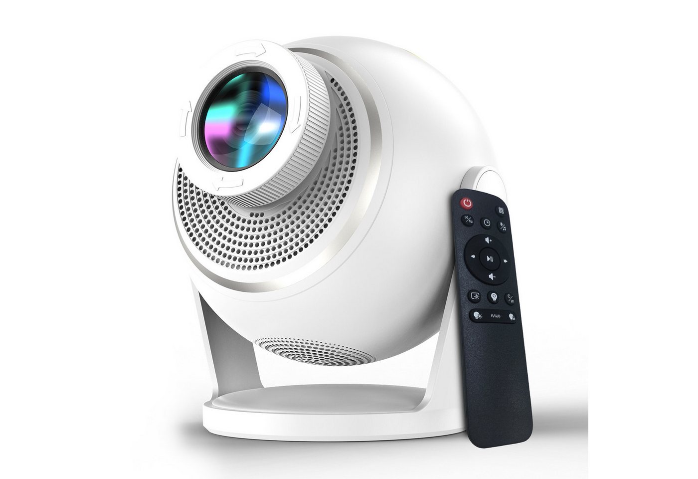 VASOUN LED-Sternenhimmel LED-Sternenhimmel Projektor HD 3D Galaxy Projector Nachtlicht Kinder, Bluetooth-Lautsprecher, Fernbedienung, Timer, 60 Projektionsthemen Bild 2