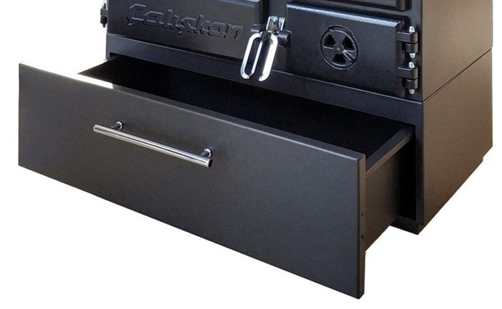 Caliskan Festbrennstoffherd Panorama-Holzherd Modell 214-3D BOX links mit 6,04kW - Viel Gusseisen!, 6.04 kW Bild 3