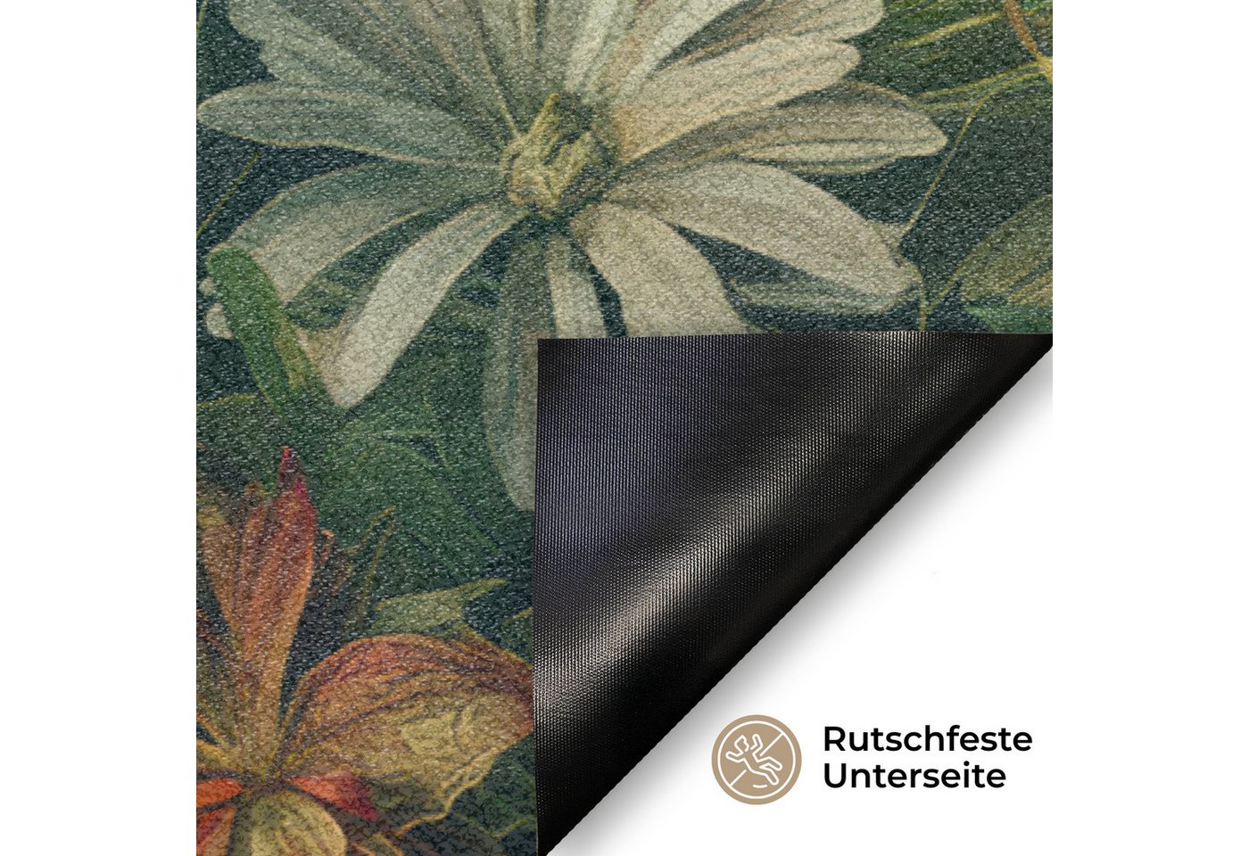 MuchoWow Fußmatte Frau - Pantherdruck - Dschungel - Natur - Luxus, Rechteckig, innen Schmutzfangmatte, Tür, Schmutzfänger Flur, Teppich 60x40 cm Bild 5