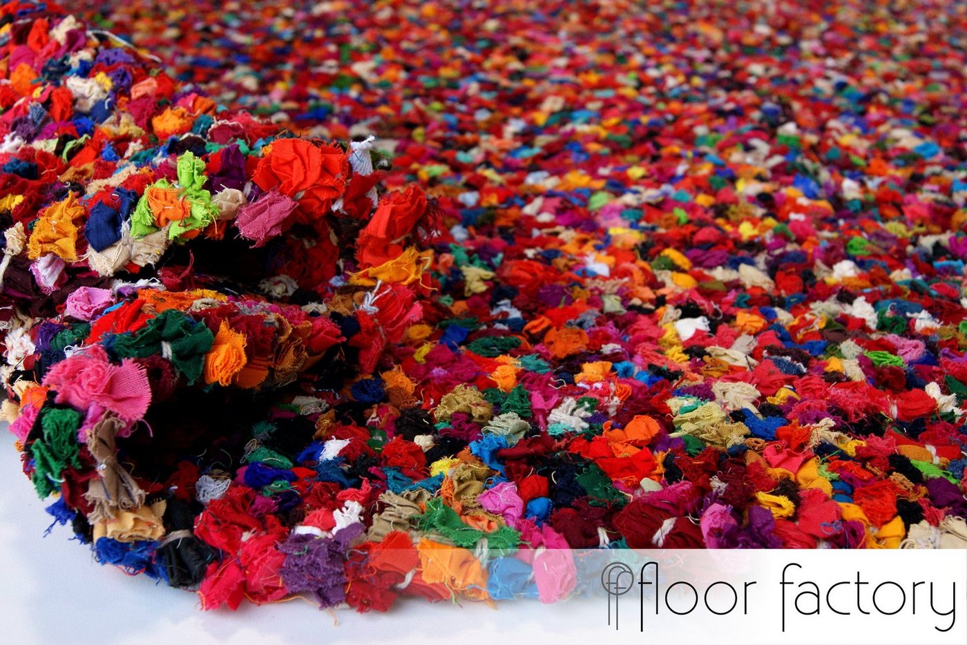 floor factory Teppich Confetti, rechteckig, Höhe: 15 mm, handgewebt