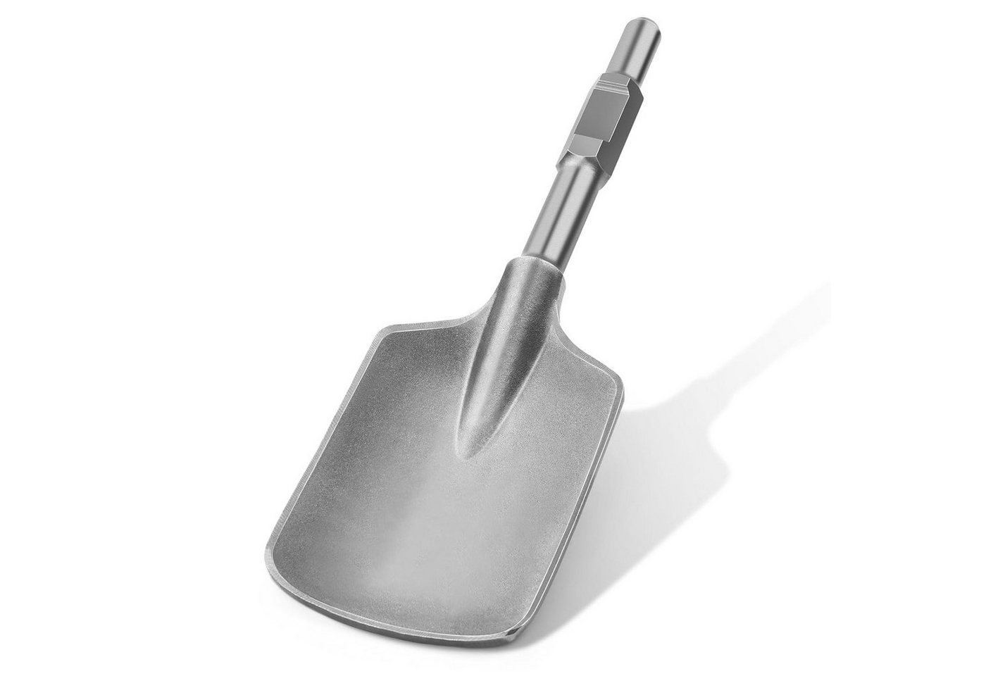 XERSEK Meißel-Set SDS HEX Schaufelmeißel Asphaltmeißel 140 x 440mm Boden Spatenmeißel, (Sechskant-Aufnahme 30mm, Abbruchhammer Kompatibel) Meissel für Mauerwerk, Asphalt & Erdreich
