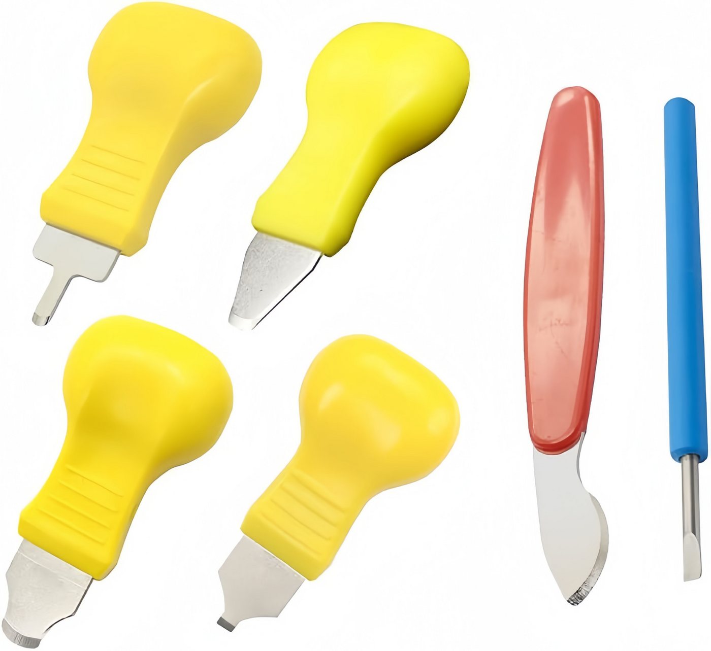 FOUORTUNATE-BEE Reparatur-Set 6-teiliges Uhrmacher-Werkzeugset für Uhrenreparaturen, 6-St., Uhrengehäuse-Öffner Set für verschiedene Uhrentypen Bild 3