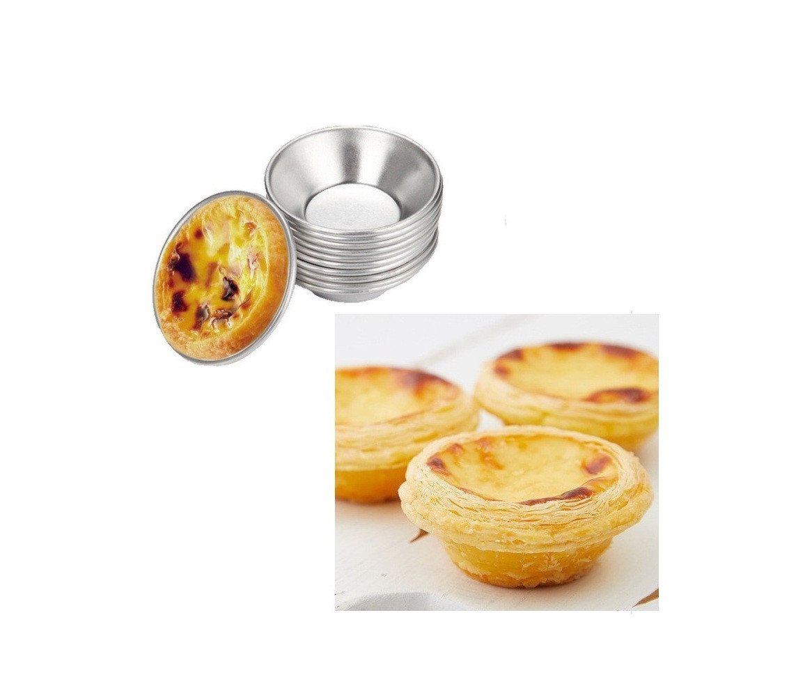 Schneider GmbH Backform für Tartelettes Petits Fours Eierkuchen Pudding Weißblech °40mm, (12-tlg)