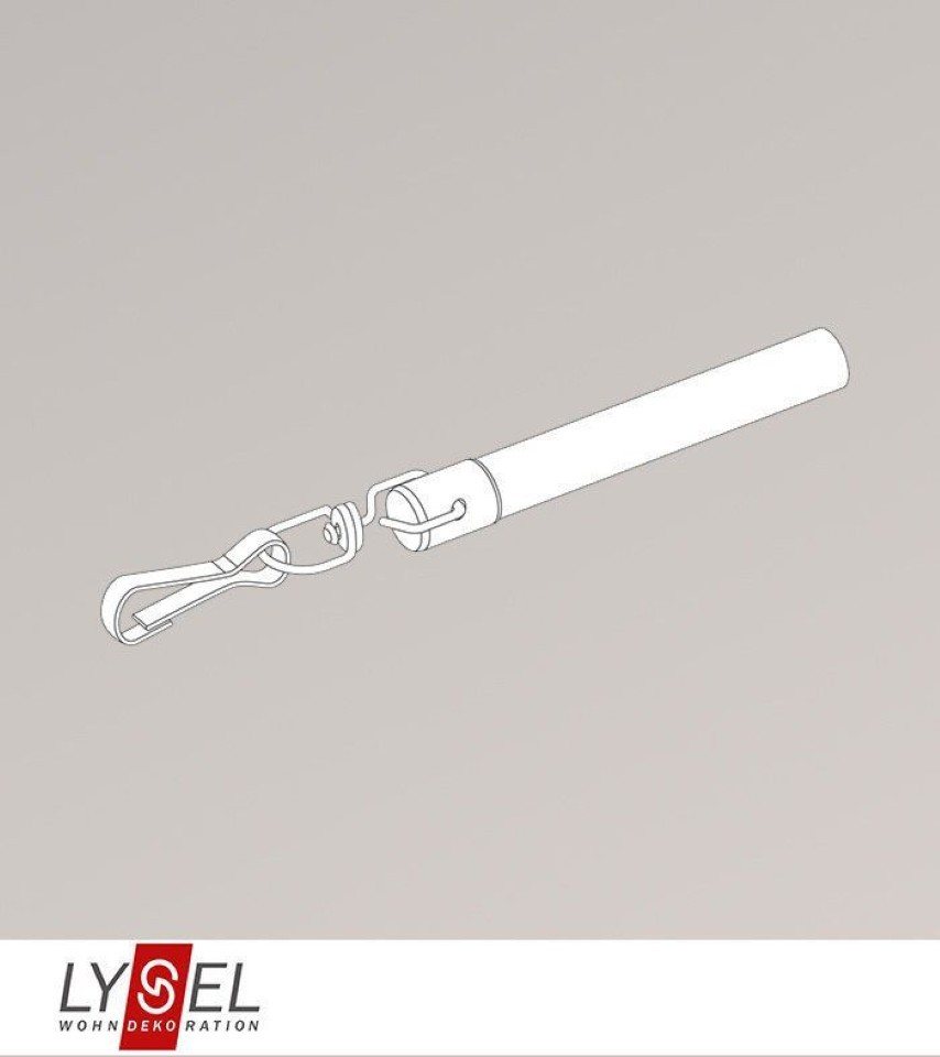 LYSEL® Sichtschutzbefestigung Schleuderstab, (2-tlg), L 75cm