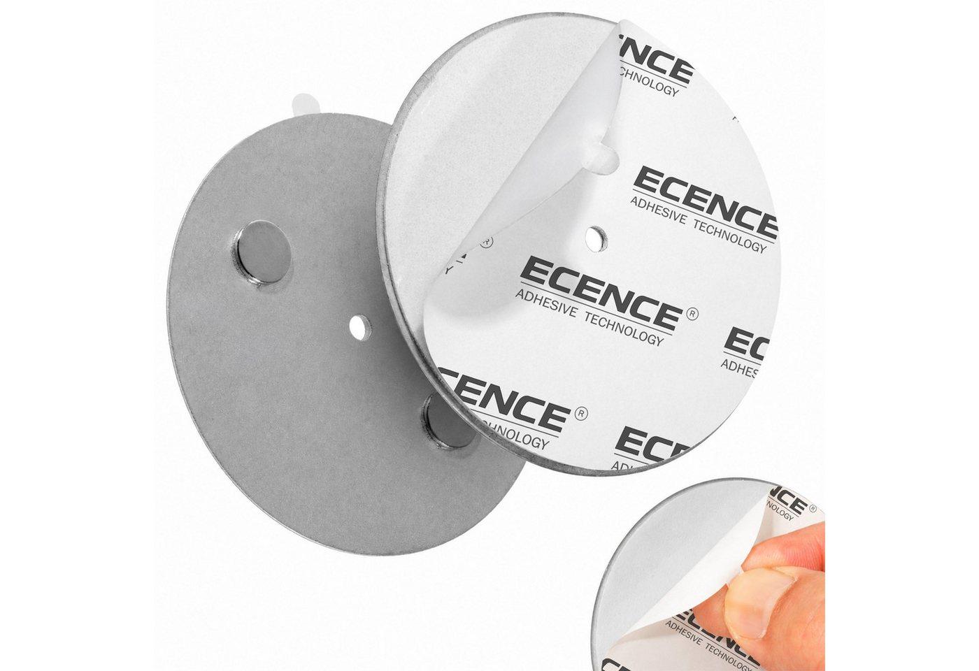 ECENCE Magnethalter 5x Magnethalterung 70mm für Rauchmelder (5-St) Bild 5