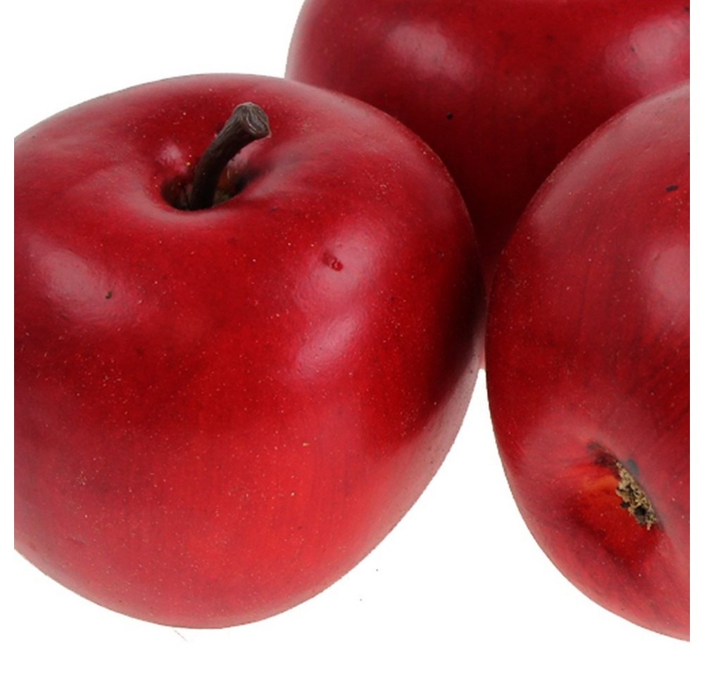 Kunstpflanze Deko-Apfel Rot 6,5cm 12St Künstliche Früchte Weihnachtsdeko, 12 Stück, Viana, Höhe 6.5 cm Bild 2