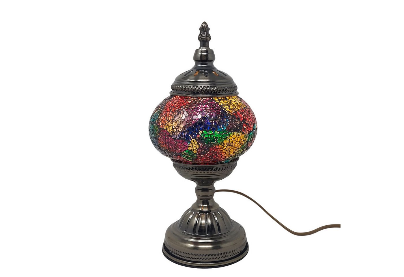 formano Tischleuchte MAROKKO MOSAIK, Nicht enthalten, mit Stecker, Mehrfarbig, Mosaik, H: 29cm Bild 3