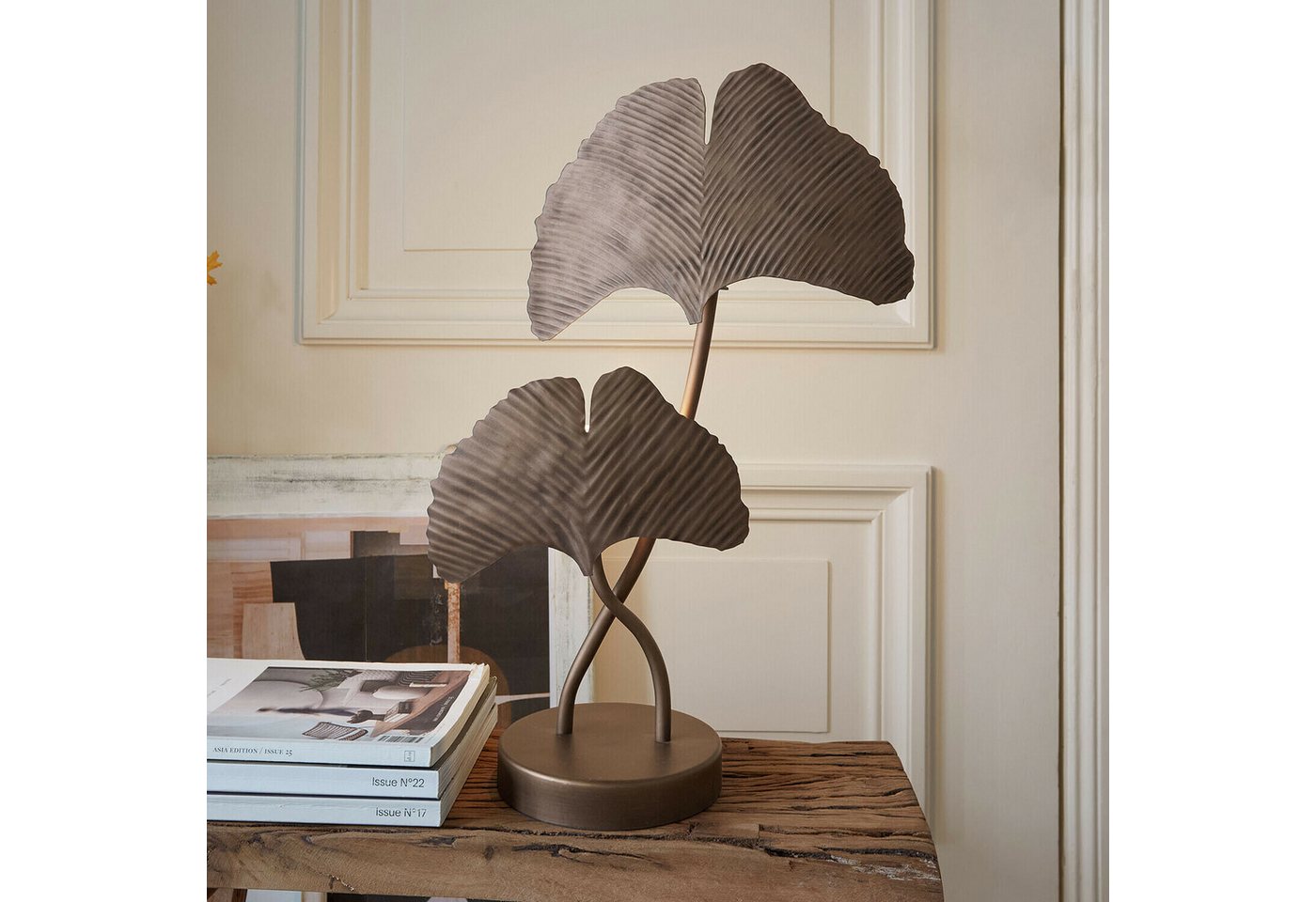 Mirabeau Tischleuchte Tischlampe Marovelle antikbronze Bild 5