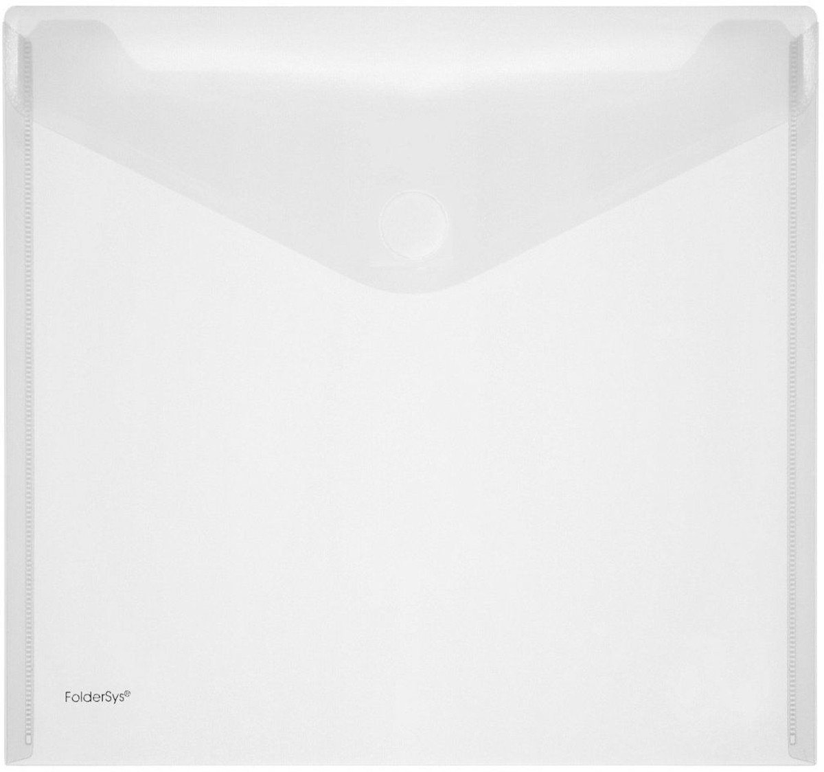 FOLDERSYS Fächermappe Dokumentenmappe 320x320mm PP Klettverschluss transparent Bild 2