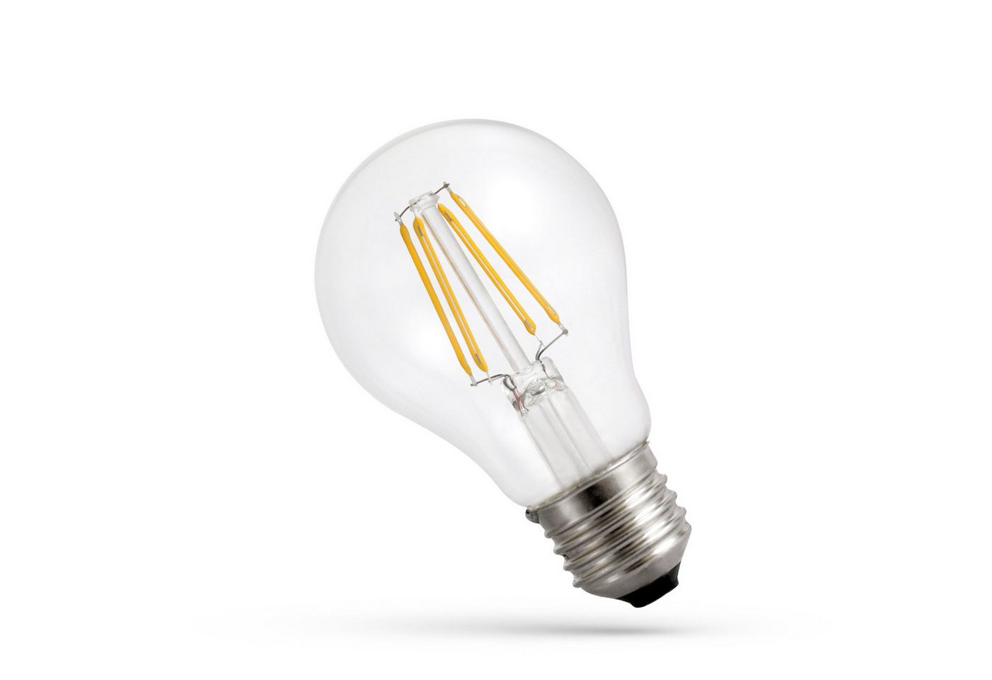 Spectrum LED-Leuchtmittel LED E27 A60 Filament klar 4W Birne 230V 340lm 300° Extra Warm 1800K, E27, Extra Warmweiß, Filament Klar Bild 2