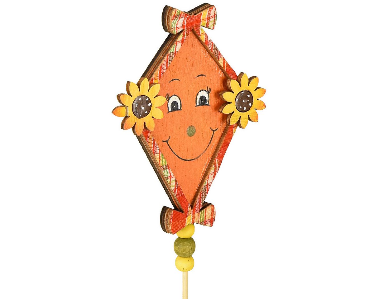 Florists Products Streudeko Deko Drachen Herbst Holzstecker Pflanzenstecker Herbstdeko, 6 Stück Bild 2