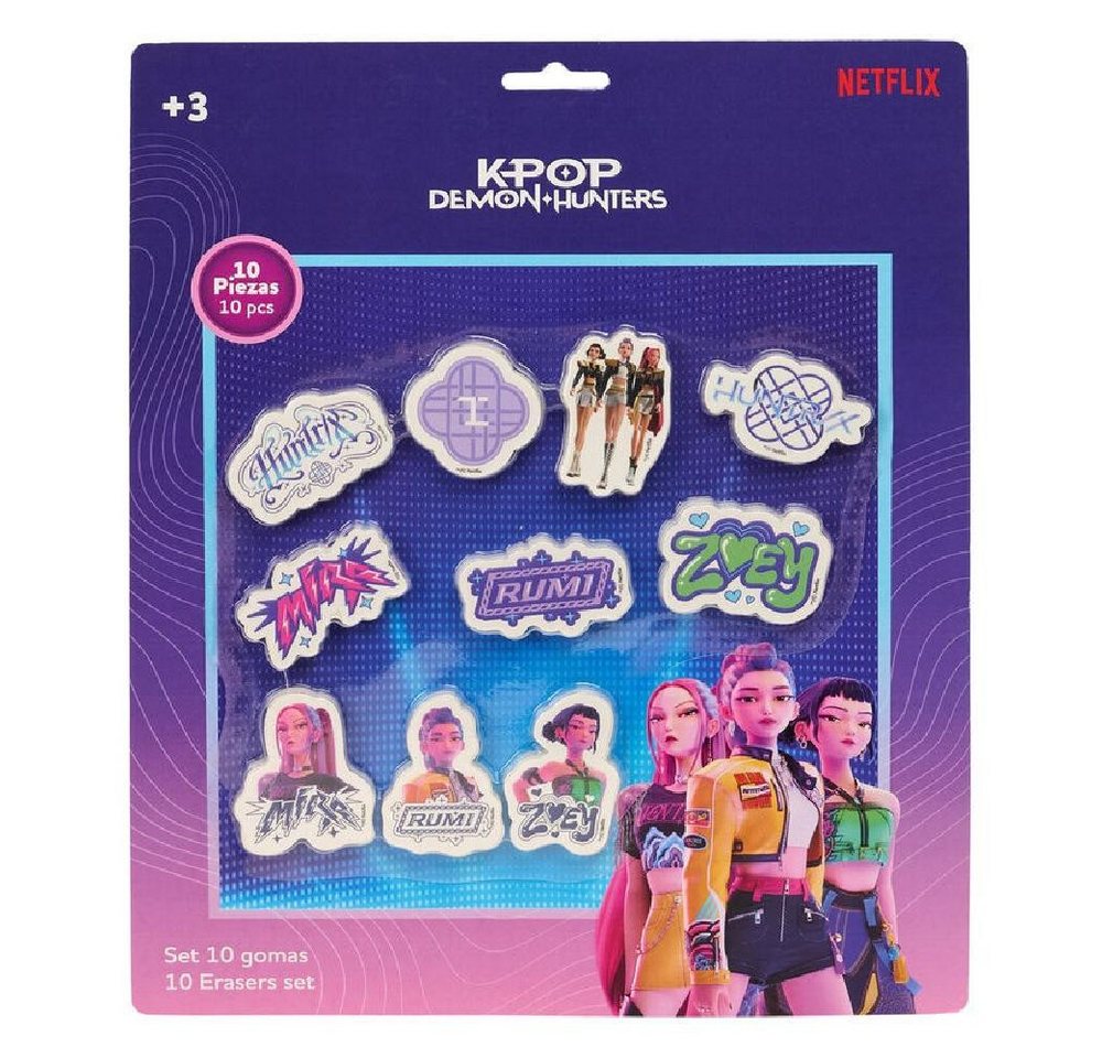 safta Buntstift Kpop Demon Hunters Radiergummi Set