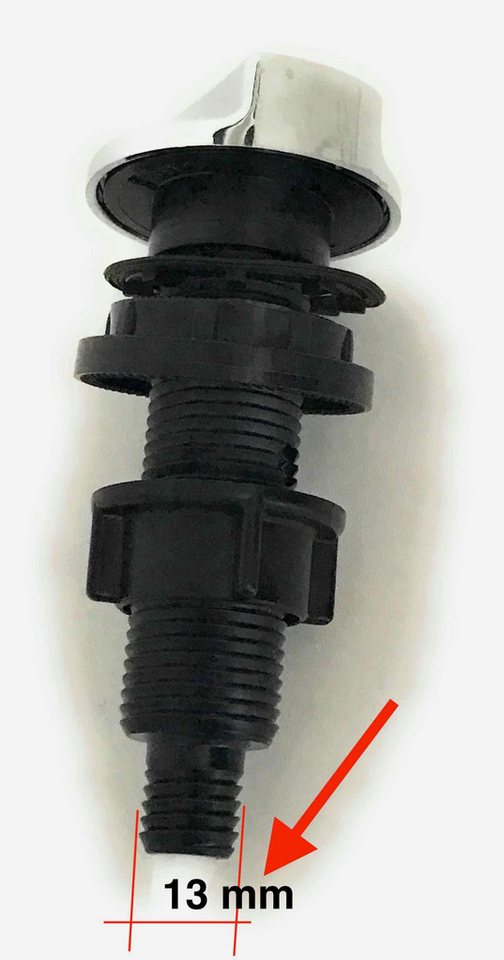 Schock Einbauspüle Schock Exzenter Drehknopf inkl. Drehbetätigung (2000-2008)