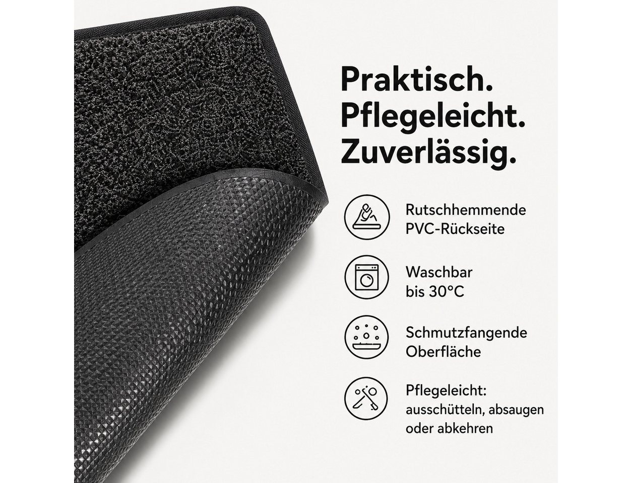 Majo Lifestyle und Home Fußmatte Welcome Collection 40 × 60 cm, Rutschhemmend, bis 30 °C waschbar, für innen und außen