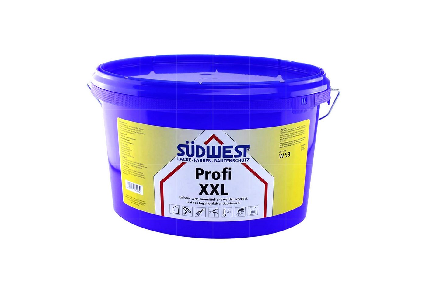 SÜDWEST Lacke + Farben Wandfarbe PROFI XXL - 12.5 LTR (9110 WEISS) Bild 2